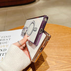 Luxury Samsung Diamond Crystal Bling Glitter Bumper Magsafe Magnetic Case Mobile Case by CoverMeUp - Style 6