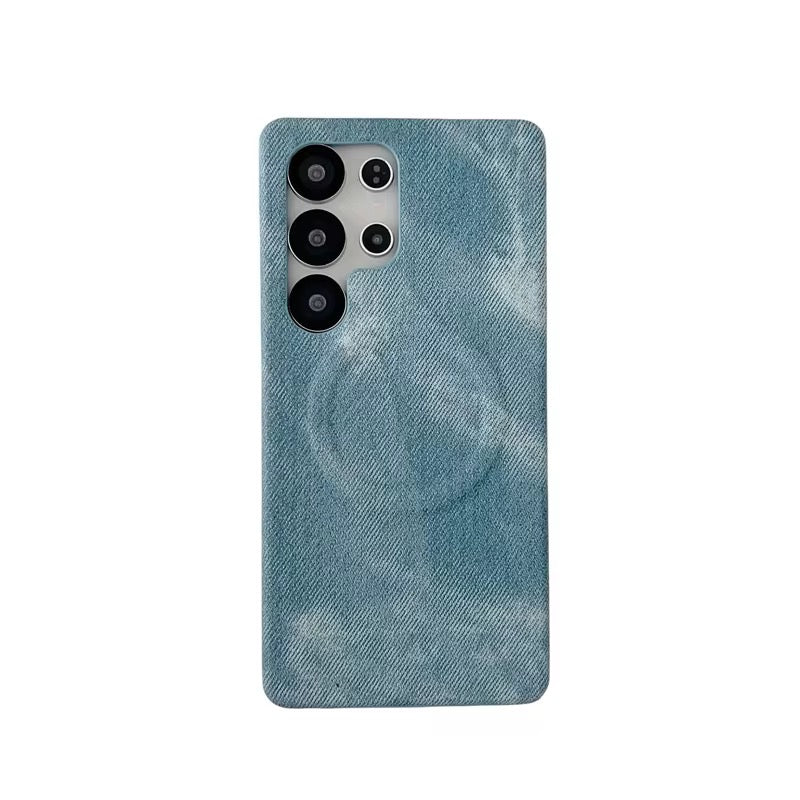 Samsung Magsafe Denim Fabric Pre-Order Magnetic Case Mobile Case by CoverMeUp - Style 4