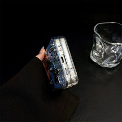 New Glitter Bow Star Clear Transparent Bling Samsung Z Flip Fold Cases