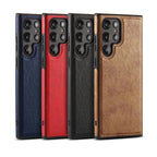 Samsung Leather Custom Initial Hybrid Silicone Bumper Case Mobile Case by CoverMeUp