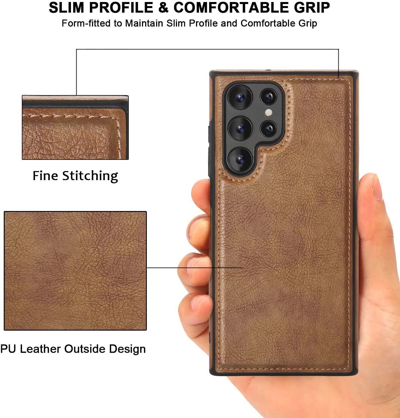 Samsung Leather Custom Initial Hybrid Silicone Bumper Case Mobile Case by CoverMeUp - Style 5