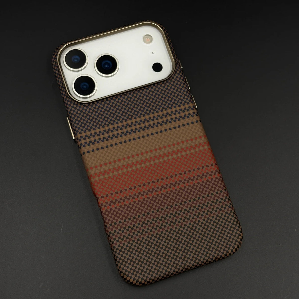 Luxo Brown Check Magsafe Case