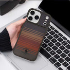 Santa Barbara Polo KYLE Carbon Fibre Series for iPhone 17 Pro (Orange/Brown)
