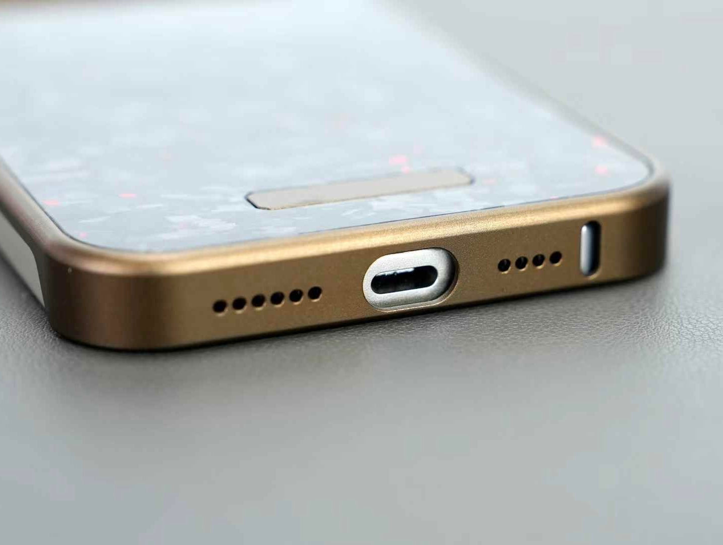 Protective Apple iPhone Back Cover - Super Slim Metal Frame Less Perfume Kevlar Case with Magsafe for iPhone 16 Pro (Dark Brown + Kevlar) - Style 4