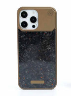Protective Apple iPhone Back Cover - Super Slim Metal Frame Less Perfume Kevlar Case with Magsafe for iPhone 16 Pro (Dark Brown + Kevlar)