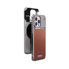 Protective Apple iPhone Back Cover - Premium Leather Aluminum Magsafe Pre-Order Allloy Aromatherapy iPhone Metal Case
