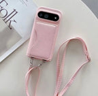 New Google Pixel Leather Pre-Order Card Money Flap Holder Bracelet Crossbody Strap Case Mobile Case by CoverMeUp - Style 4