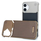 Protective Apple iPhone Back Cover - Premium Leather Aluminum Magsafe Pre-Order Allloy Aromatherapy iPhone Metal Case - Style 2