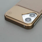 Protective Apple iPhone Back Cover - Premium Leather Aluminum Magsafe Pre-Order Allloy Aromatherapy iPhone Metal Case - Style 4