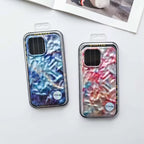 Protective Apple iPhone Back Cover - Glossy Marble Textured iPhone Soft Silicone Case - Style 2