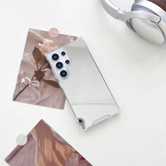 Samsung Mirror Anti-Fall Four Corner Protection Reflective Case