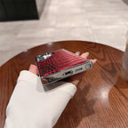 Samsung Premium Leather Electroplated Glossy Crocodile Texture Pre-Order Silicone Case Mobile Case by CoverMeUp - Style 9