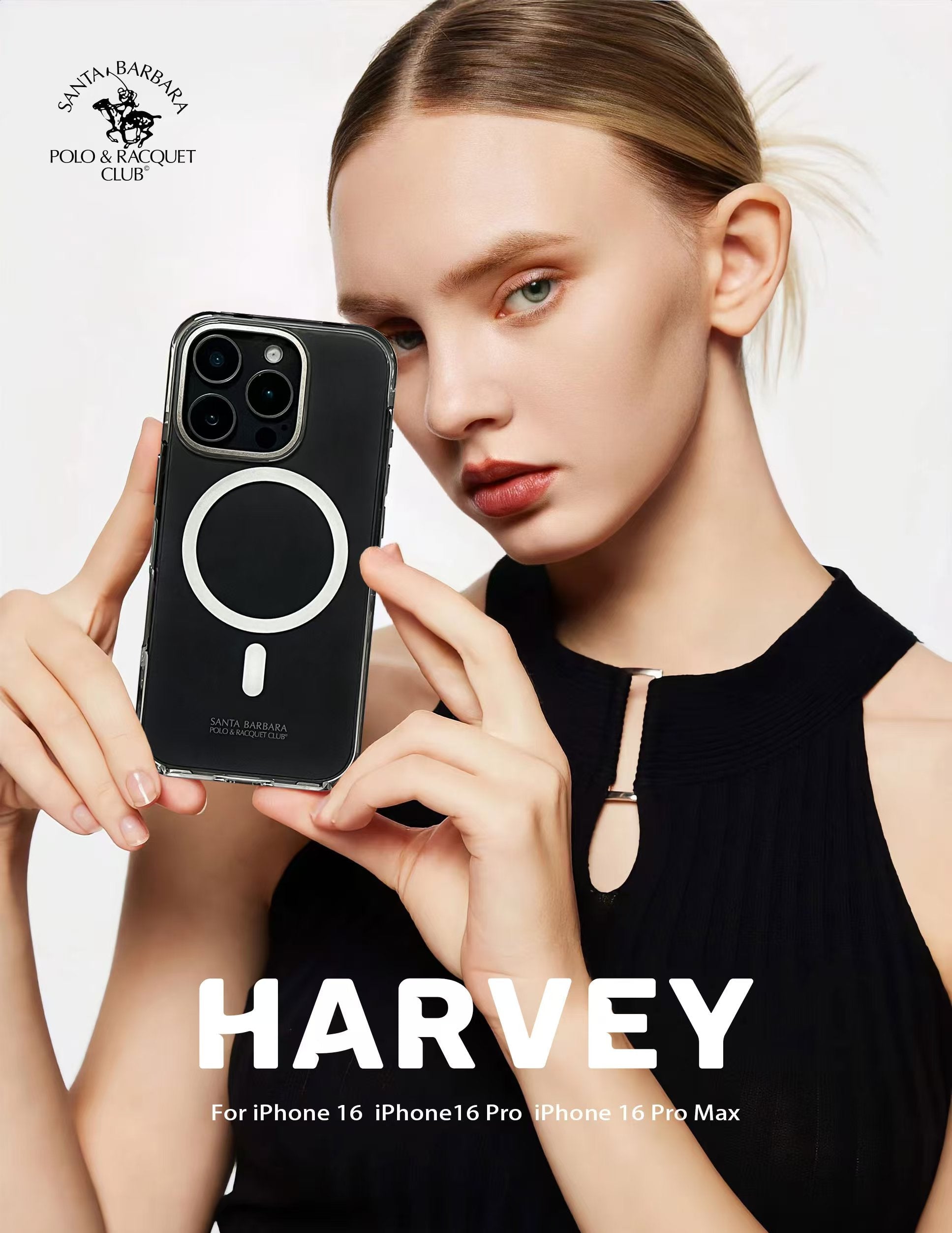 Santa Barbara Polo Raquet Club HARVEY Series for iPhone 16 Pro (Natural Titanium)