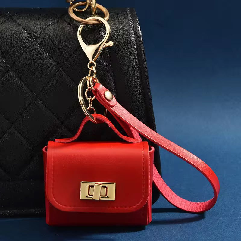 Mini Luxury Leather Small Keychain Pre-Order Wallet Bag Mobile Case by CoverMeUp - Style 6