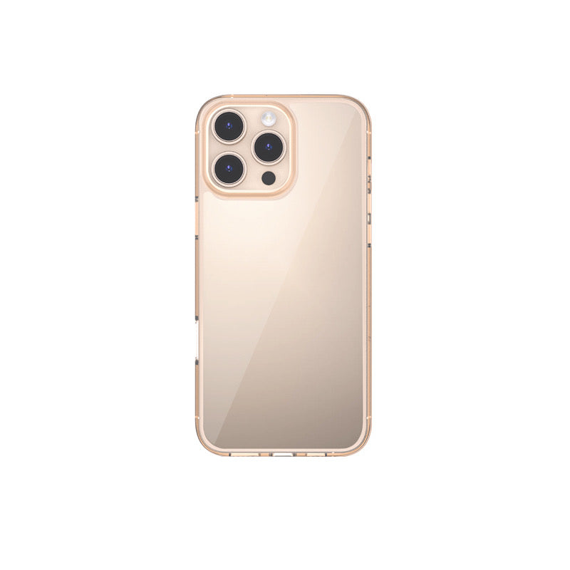 Protective Apple iPhone Back Cover - KZDOO Ultra Clear Transparent Case for iPhone 16 Pro Max (Desert Titanium)