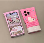 Protective Apple iPhone Back Cover - Pink Kitty Bow Glossy Kawaii Cleanser Tube Silicone iPhone Case - Style 2