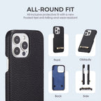 Samsung Premium Leather Textured Custom Initial Golden Metal Letter Case Mobile Case by CoverMeUp - Style 4