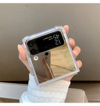 Mirror Reflective Samsung Z Flip Cases Mobile Case by CoverMeUp - Style 6