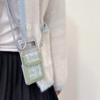 Google Pixel Leather Card Holder Bracelet Crossbody Strap Case Mobile Case by CoverMeUp - Style 3
