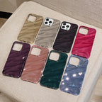 Protective Apple iPhone Back Cover - New Golden Winkle 3D Glossy Textured iPhone Ripple Soft Silicone Case - Style 6