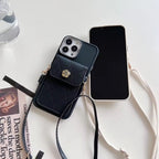 Protective Apple iPhone Back Cover - Pink Candy Crossbody Bracelet iPhone Soft Silicone Rubber Case - Style 5