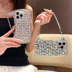 Protective Apple iPhone Back Cover - 3D Premium Rhinestone Glitter Wallet Bag Style iPhone Pre-Order Case
