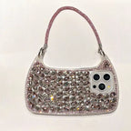 Protective Apple iPhone Back Cover - 3D Premium Rhinestone Glitter Wallet Bag Style iPhone Pre-Order Case - Style 5