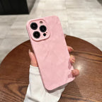 Protective Apple iPhone Back Cover - Solid Colors iPhone Textured Silicone Rubber Case - Style 4