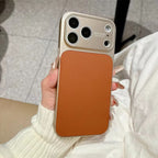 Protective Apple iPhone Back Cover - Sleek Leather Convertible to 17 Series iPhone Pre-Order Case