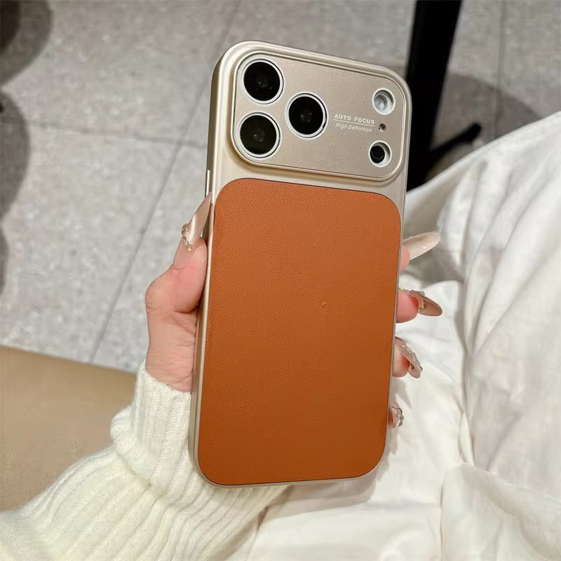 Protective Apple iPhone Back Cover - Sleek Leather Convertible to 17 Series iPhone Pre-Order Case