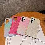 Samsung Laser Anti-Slip Diamond Graident Leather Pre-Order Case Mobile Case by CoverMeUp - Style 4