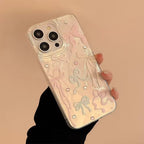 Protective Apple iPhone Back Cover - Cute Bow Diamond Studded iPhone Pre-Order Case