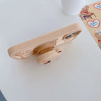 Protective Apple iPhone Back Cover - 3D Cute Teddy Bear Stand Holder iPhone Soft Silicone Rubber Case - Style 2