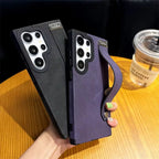 Samsung Matte Leather Strap Bracelet Pre-Order Soft Silicone Case Mobile Case by CoverMeUp