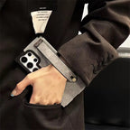 Samsung Matte Leather Strap Bracelet Pre-Order Soft Silicone Case Mobile Case by CoverMeUp - Style 3