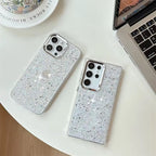Samsung Glitter Pre-Order Soft Silicone Silver Bumper Case Mobile Case by CoverMeUp - Style 5