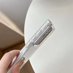 Samsung Glitter Pre-Order Soft Silicone Silver Bumper Case Mobile Case by CoverMeUp - Style 8