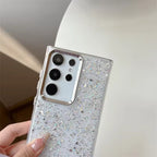 Samsung Glitter Pre-Order Soft Silicone Silver Bumper Case Mobile Case by CoverMeUp - Style 4
