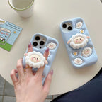 Protective Apple iPhone Back Cover - 3D iPhone Samsung Redmi Sheep Pre-Order Phone Holder Stand Rubber Silicone Case - Style 5