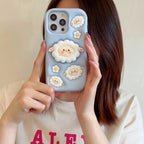 Protective Apple iPhone Back Cover - 3D iPhone Samsung Redmi Sheep Pre-Order Phone Holder Stand Rubber Silicone Case - Style 3