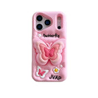Protective Apple iPhone Back Cover - 3D iPhone Samsung Butterfly Pre-Order Phone Holder Stand Rubber Silicone Case - Style 15