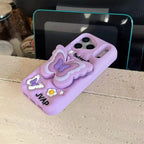 Protective Apple iPhone Back Cover - 3D iPhone Samsung Butterfly Pre-Order Phone Holder Stand Rubber Silicone Case - Style 13