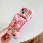 Protective Apple iPhone Back Cover - 3D iPhone Samsung Butterfly Pre-Order Phone Holder Stand Rubber Silicone Case - Style 14