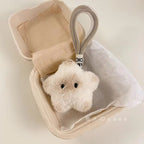 Cute Star Plush Fur Brown Airpod Case With Hanging Mobile Case by CoverMeUp