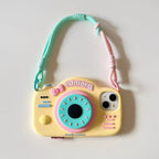 Protective Apple iPhone Back Cover - 3D Cartoon Cute Camera Handbag Phone Holder Silicone Rubber iPhone Case - Style 5
