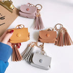 Luxury Leather With Lanyard Hanging Airpod Case Mobile Case by CoverMeUp