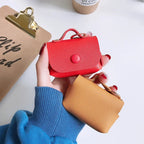 Luxury Leather With Lanyard Hanging Airpod Case Mobile Case by CoverMeUp - Style 4