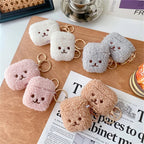 Plush Fur Eyes Airpod Case Mobile Case by CoverMeUp