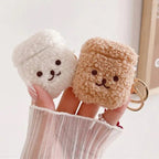 Plush Fur Eyes Airpod Case Mobile Case by CoverMeUp - Style 2