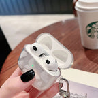 White Butterfly Bracelet Transparent Airpod Case Mobile Case by CoverMeUp - Style 6